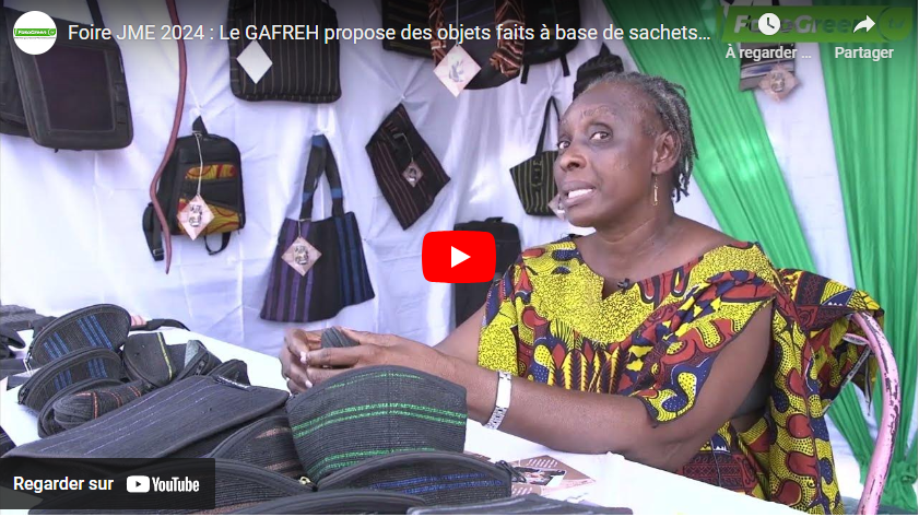 FOIRE Foire JME 2024 : Le GAFREH propose des objets faits à base de sachets plastiques