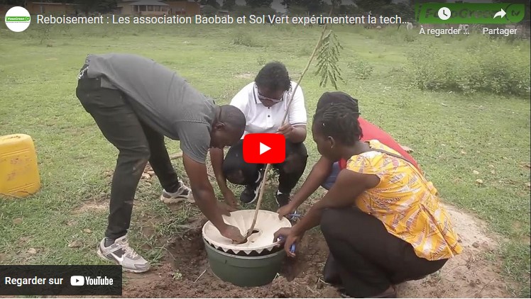 BAOBAB eboisement : Les association Baobab et Sol Vert expérimentent la technologie Waterbox