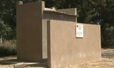 PN AEUE HAUTS BASSINS Caravane de presse sur les réalisations du PN-AEUE : Des latrines familiales et celles du CSPS de Nasso visitées ce 29 novembre 2024