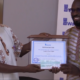 water aid Prix spécial WATER AID: Basile SAMA reçoit officiellement son chèque