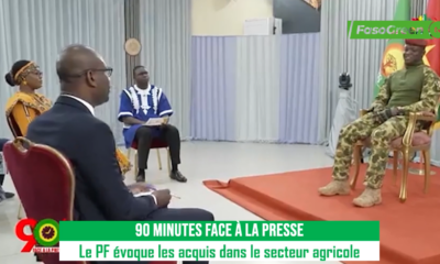 Capture decran 2025 09 29 181240 1 90 minutes face à la presse: Le Président du Faso évoque les acquis dans le secteur agricole