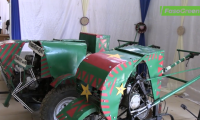 Capture III Foire d'exposition à la 15 -ème du FRSIT : Mahamoudou Yoda Présente une machine 5 en 1