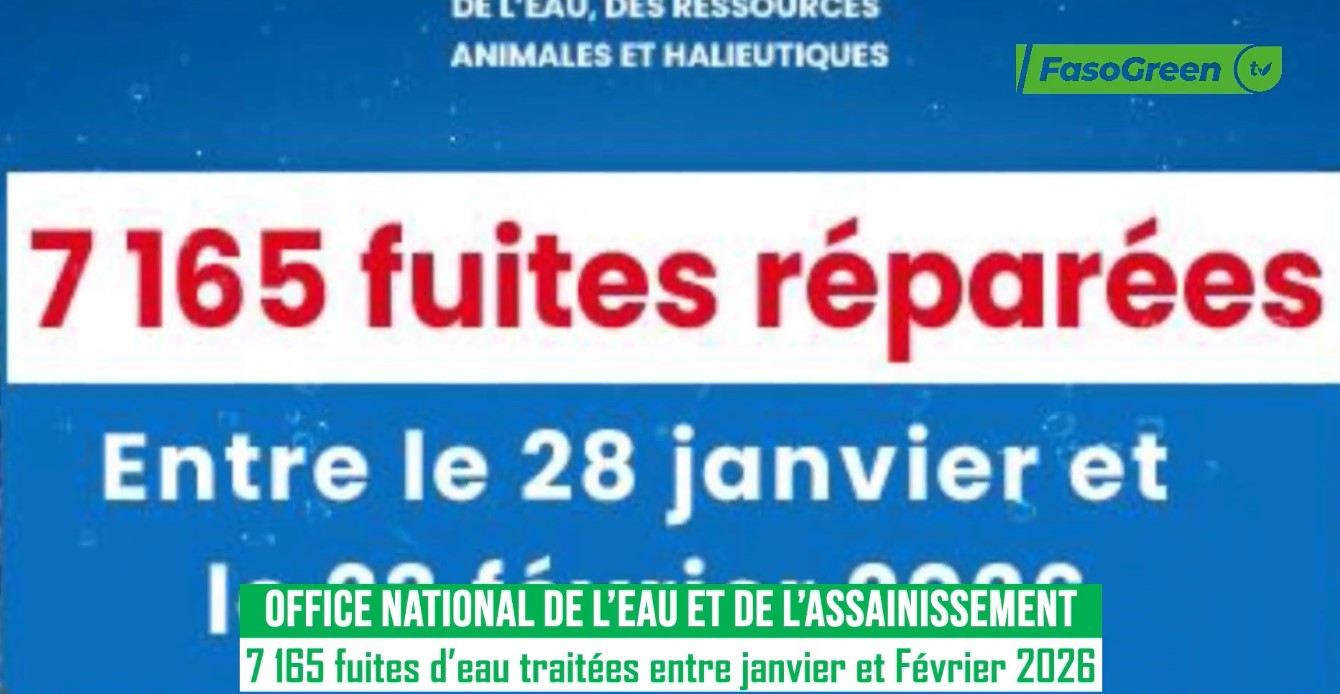 Office National de l’Eau et de l’Assainissement :   7 165 fuites d’eau traitées entre janvier et Février 2026