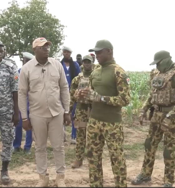 cap 1 5 Centre Pénitentiaire Agricole de Baporo : Le président Ibrahim TRAORÉ visite le champ des détenus