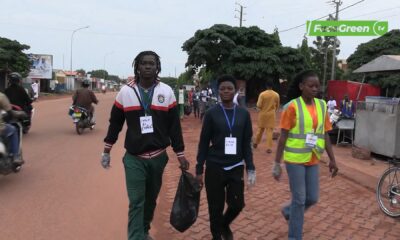 CAP 2 4 6ème édition du camp écologique des jeunes du sahel : Les participants font du éco-jogging
